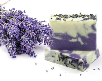 Lavender Soap Bar with Shea Butter - All Natural - Bar Soap - Handmade Soap - Lavender soap - soap