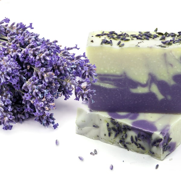 Lavender Soap Bar with Shea Butter - All Natural - Bar Soap - Handmade Soap - Lavender soap - soap