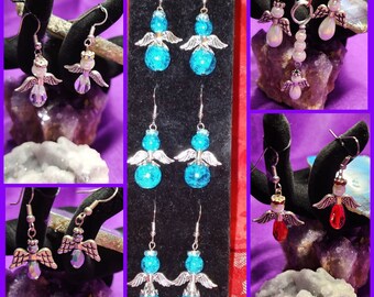 Pendientes de ángel de Navidad