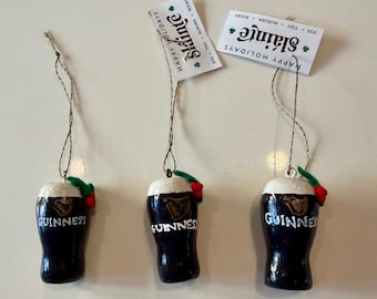 Mini Guinness Pint Ornament
