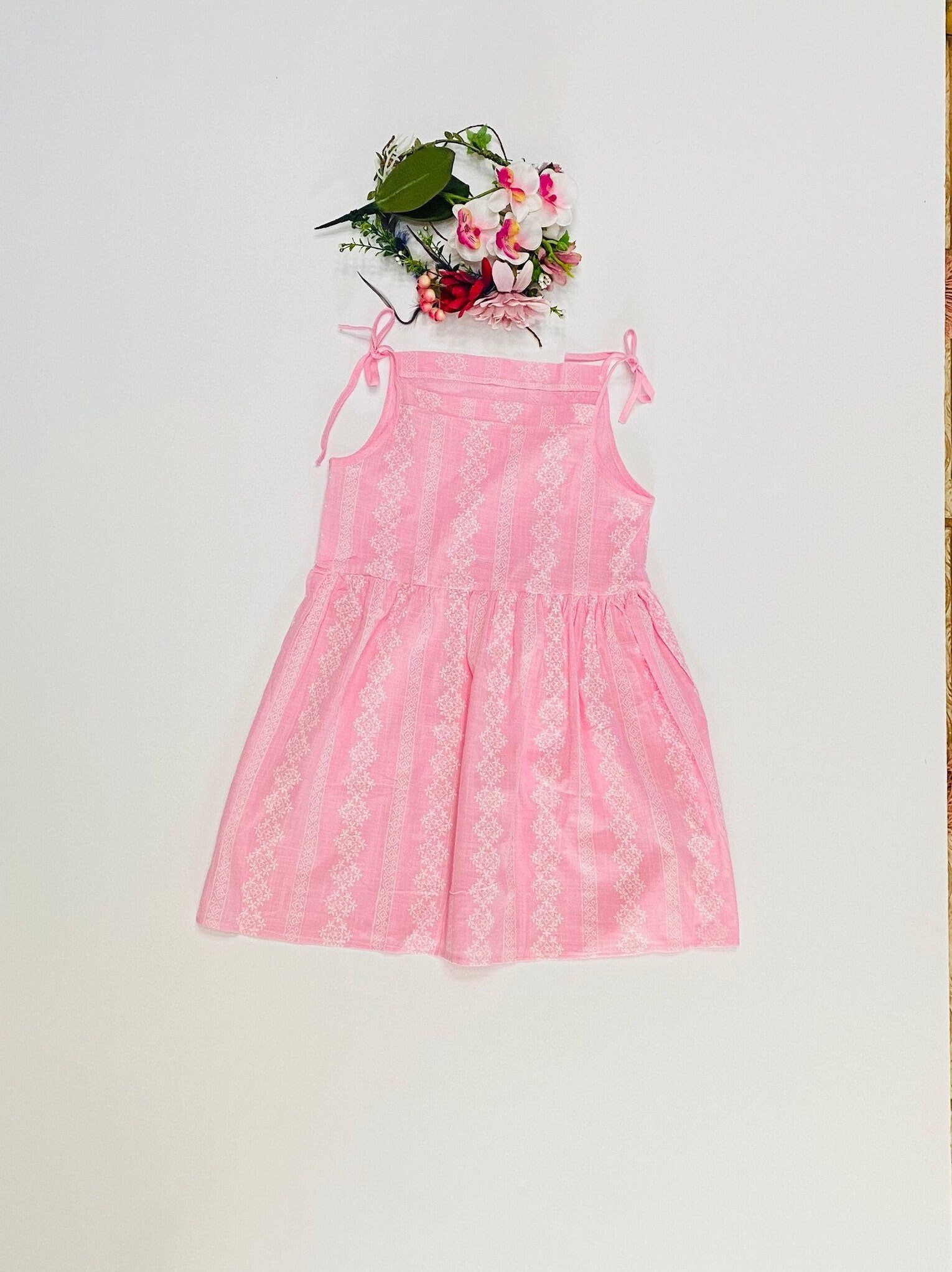 Beautiful Pink Girls Dress Birthday Dress. 3T4T Lightweight Etsy