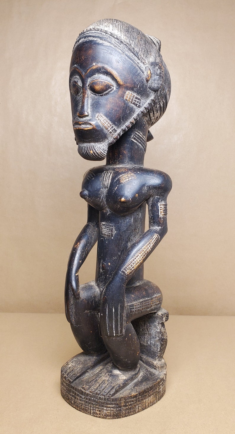 Statue africaine de fertilité africaine en bois sculpté à la Etsy