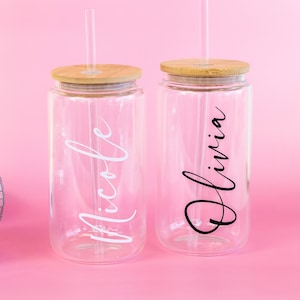 Customized Cups Personalized Christmas Gifts Custom Holiday Cups Cup Present For Coffee Lover Personal Glass Can Style Cup