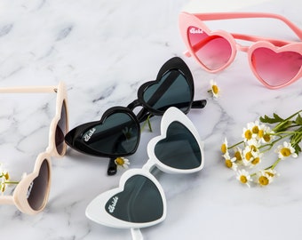 Heart Sunglasses Babe & Bride Sunglasses Bachelorette Party Sunglasses Beach Bachelorette Party Favors Bridal Shower Favors Bridesmaid Gift