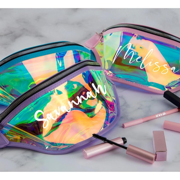 Custom Holographic Fanny Pack: Bachelorette Party Favor