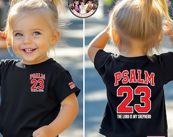 Kids Psalm 23 Shirt • Christian Faith Apparel, The Lord Is My Shepherd Tee