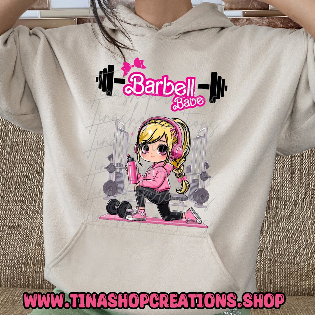 Barbell Babe Workout Design 2 Graphic Tee, Muscle Tank, Cute Fitness