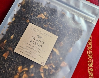 IROH'S BLEND | Jasmine & White Lotus Green tea | Uncle Iroh avatar premium tea blend | 5 time fresh jasmine scented Jasmine Gold Dragon tea