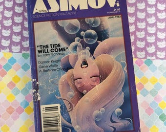 Årgång juni 1982 Asimovs Science Fiction Magazine/Periodical Mjukpärm