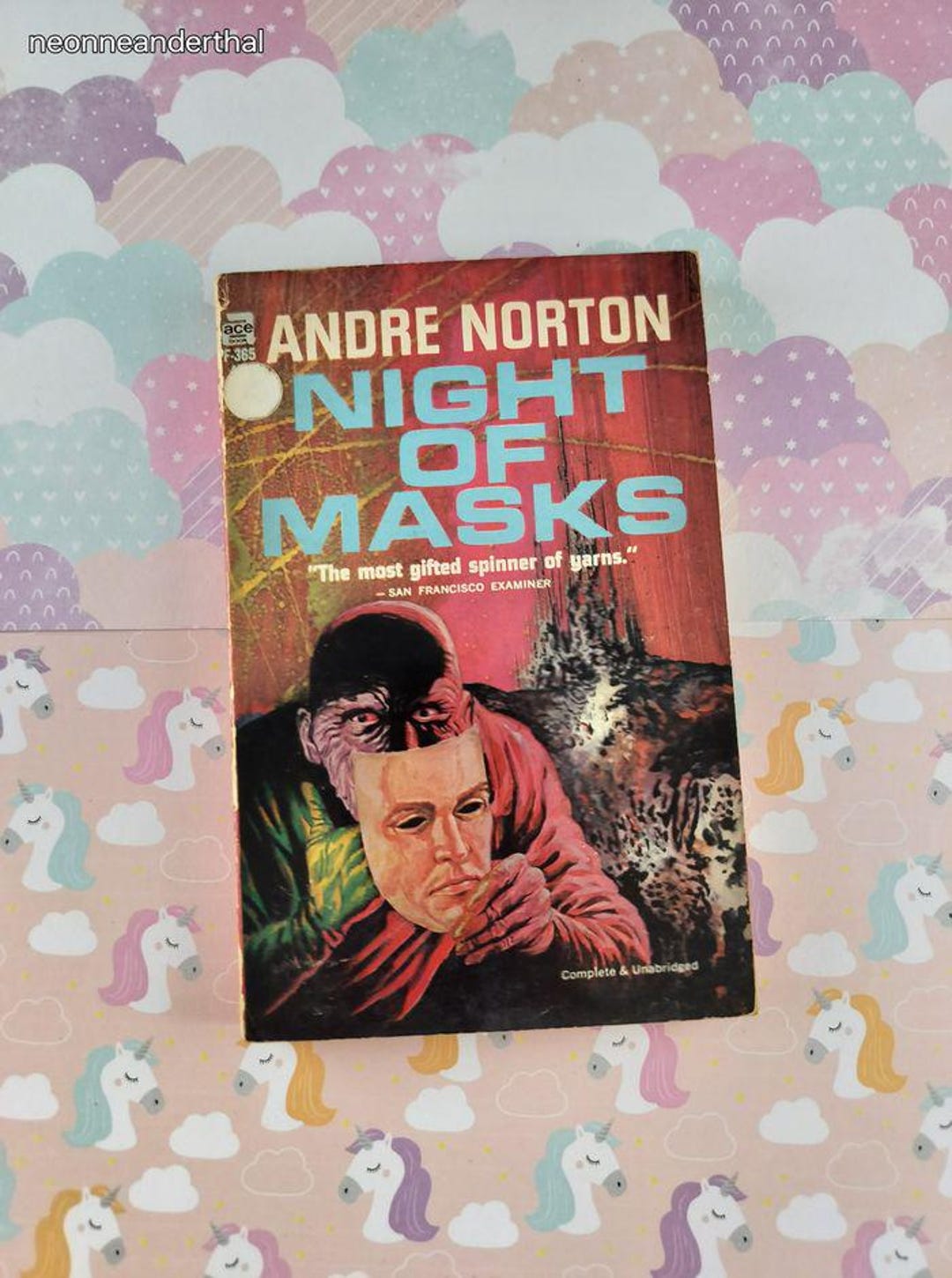 Vintage 1964 ACE Printing Night of Masks by Andre Norton Softcover - Etsy