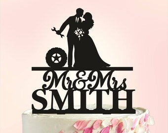 Mechanic Wedding Cake Topper, Auto Mechanic Wedding Cake Topper, Couple cake topper, Wrench Tools Cake Topper, Car Mechanic Cake Topper