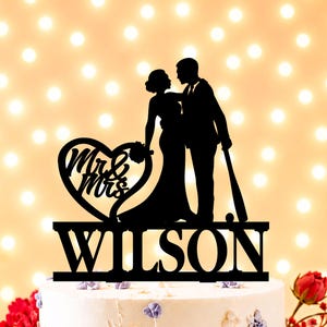 Baseball Wedding Cake Topper, Sports Wedding cake topper, Baseball Fan Couple cake topper, Baseball Theme Wedding, Custom Cake Topper