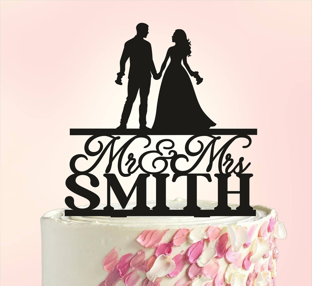 Gamer With Controls Cake Topper, Game Сontroller Wedding Cake Topper