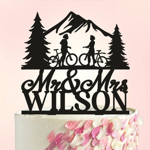 Fahrrad Tortenstecker, Fahrrad Tortenstecker, Fahrrad Tortenstecker, Outdoor Cake Topper S050