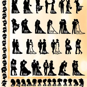 Guitar Wedding Cake Topper, Musician Wedding Cake Topper, Guitarist Couple Cake Topper, Guitar Player Cake Topper, Musician silhouette image 5