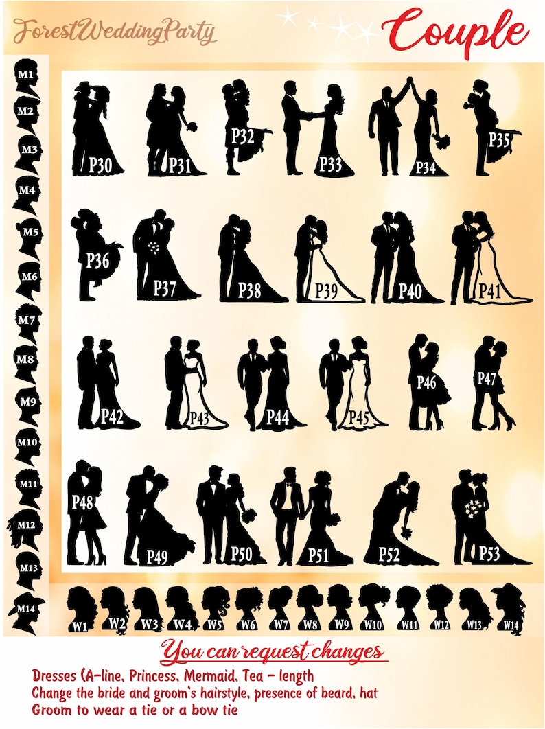 Guitar Wedding Cake Topper, Musician Wedding Cake Topper, Guitarist Couple Cake Topper, Guitar Player Cake Topper, Musician silhouette image 5