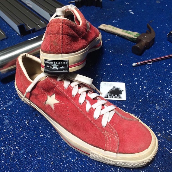 red suede converse all stars