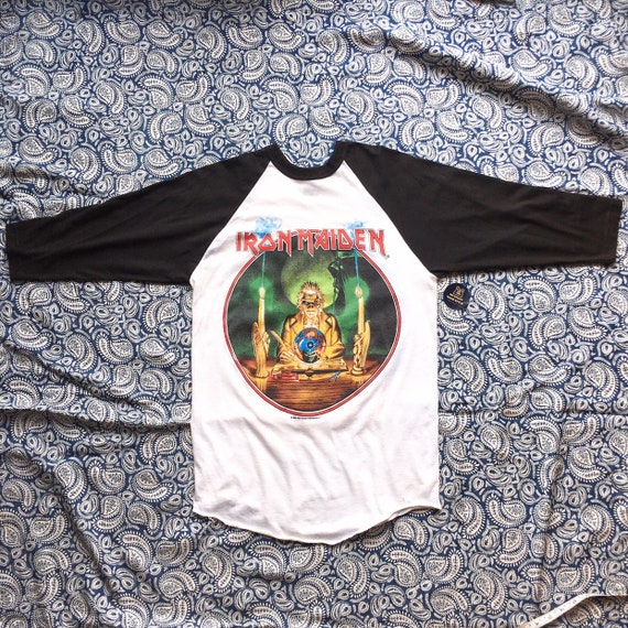 Iron maiden 1988 vintage tour t shirt