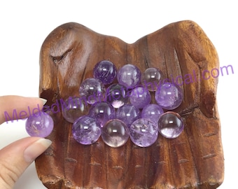 High Quality Natural Rainbow Amethyst Spheres Marbles in 4 sizes 13-26mm Grids Crafts