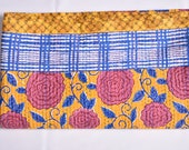 Handmade Block Printed Cotton Quilt Vintage Throw Traditional Indian throw Antique Bed Linens Cotton Linens Boutis Quilt