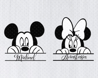 Download Free Disney Monogram Svg Etsy SVG DXF Cut File