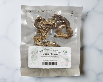 Duck Flower Detox - Flor de Pato,  Approved Alkaline Herbal Cleanse- Dried, Blended, Powder, Capsules