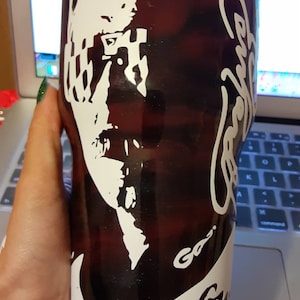 Handmade Double Wall Stainless Steel Cup Nascar Dale Earnhardt Signature No.3 Tumbler Red Black Mug