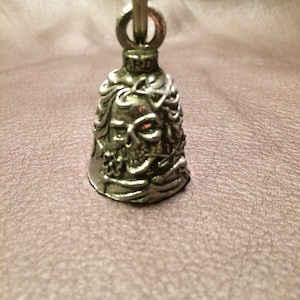 Guardian Bell Lady Skull Flower Biker Angle Metal Bell Motorcycle Bell Bravo Bell
