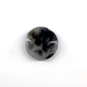 Natural Banded Agate Gemstone Round Shape Agate Gemstone Flat Back Agate Cabochon Stone Loose Agate Polished Stone For Making Jewelry
