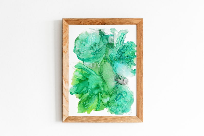 Green Abstract Wall Art Print Definition Print Quote Print Etsy India