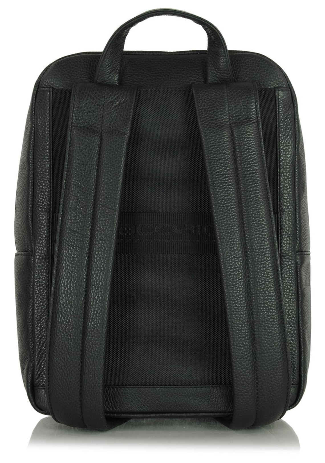 Leather Backpack for laptop 14 in leather Black Etsy