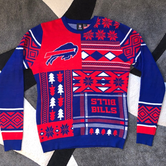 NFL Buffalo Bills Ugly Christmas Sweater - Large