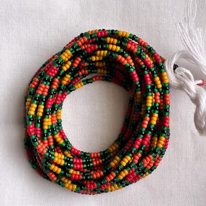 Passions ll root to heart chakra waist bead for weight control and accessory | bead pattern body jewelry fashion statement jewelry beads