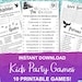 see more listings in the Kids Party Games section