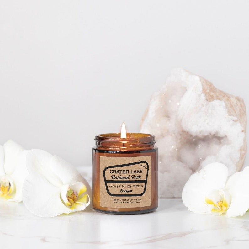 CreativityRunWildArt Crater Lake National Park Candle