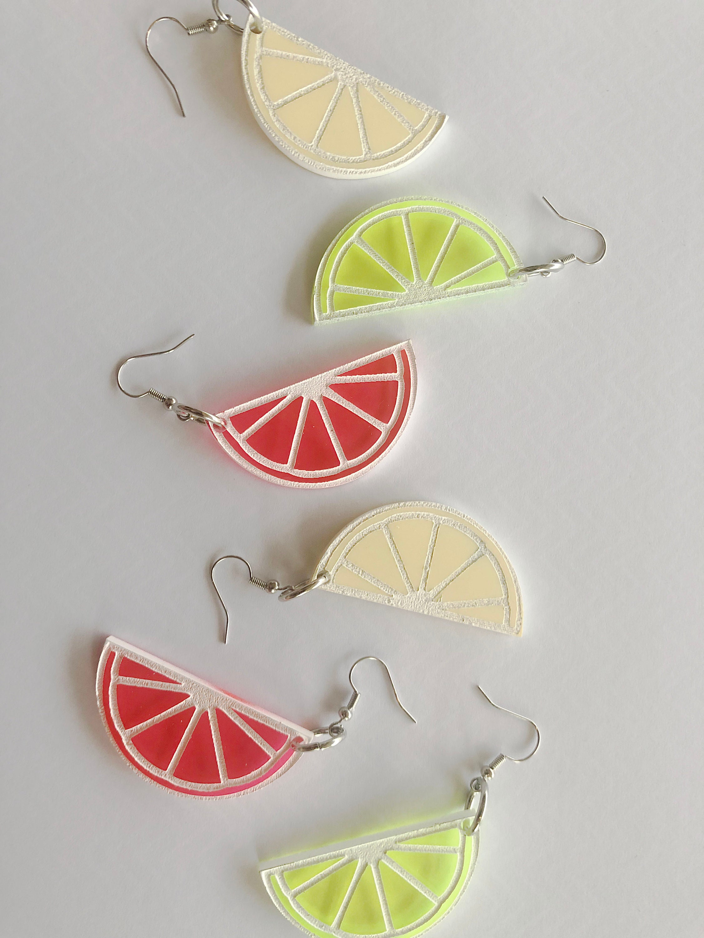 Lime hotsell slice earrings