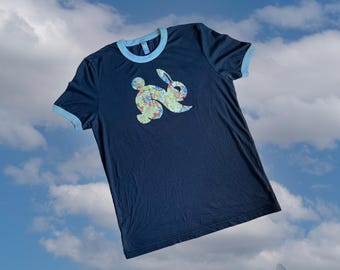 bunny rabbit ringer tee t-shirt American Apparel y2k 2000s 00s