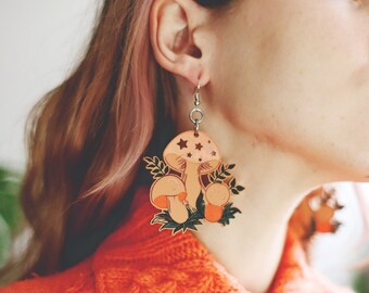 Merry Magic Mushroom earrings