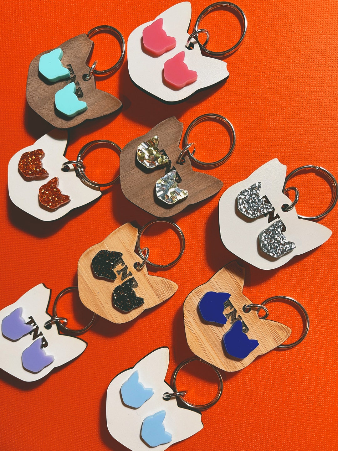 Handmade Ear Tipped / Clipped Ear Feral Stray Cat Hand Painted Acrylic