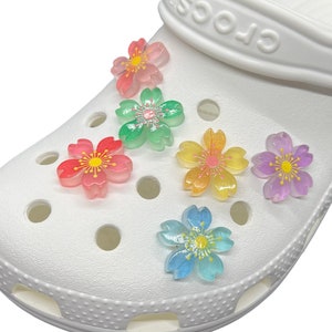 Cherry Blossom Shoe charms| Sakura| Floral clog charms| spring and summer crock charms