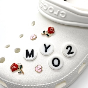 Large Letter Shoe Charms