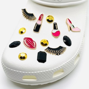 Beauty Clog Charms | Eyelash and Makeup clog charms