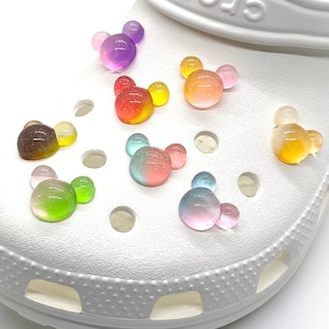 Sparkly mickie ears clog charms | mouse charms| stocking stuffers | party favors |