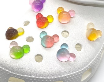Sparkly mickie ears clog charms | mouse charms| stocking stuffers | party favors |