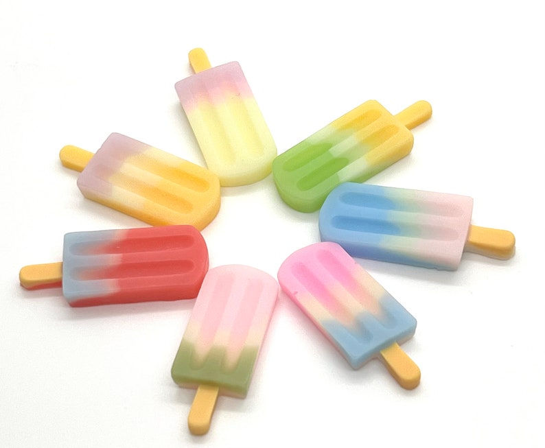 Glassglass-berlocker | Frozen Pops | Sommargodis | Coola skoaccessoarer bild 2