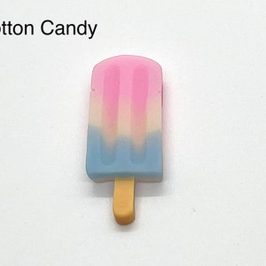 Glassglass-berlocker | Frozen Pops | Sommargodis | Coola skoaccessoarer Cotton Candy