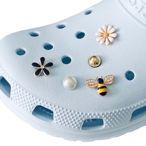 Bumblebee Shoe Charms|Bee clog charm set