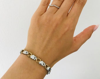 Stainless Steel Heart Magnetic Bracelet For Women Natural Pain Relief - Healing Bracelet - Ladies Bracelet