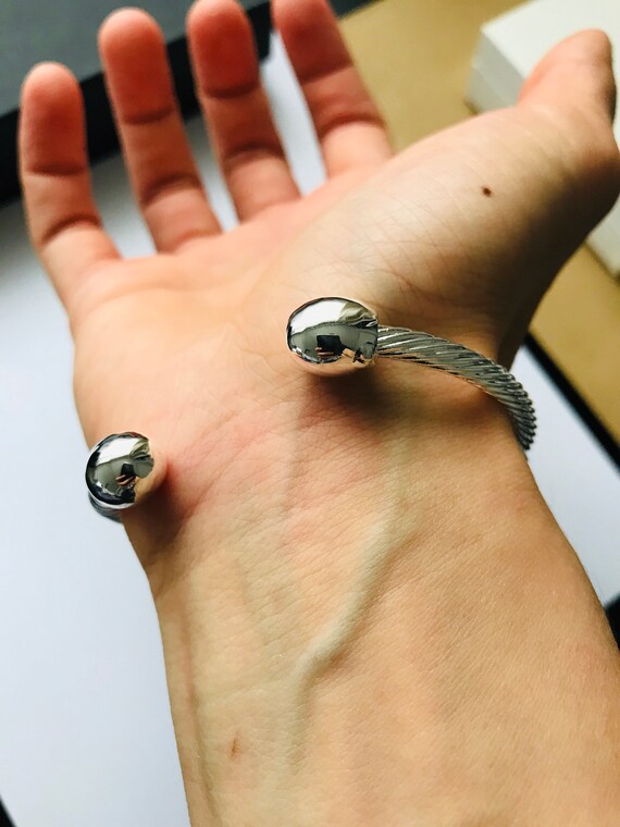Braccialetti Magnetici Da Donna Bracciale In Acciaio Al Tanio Terapia Antidolorifico Per Artre 3500 Magneti Gauss Per Sindrome Del Tunnel Carpale - Foto 9