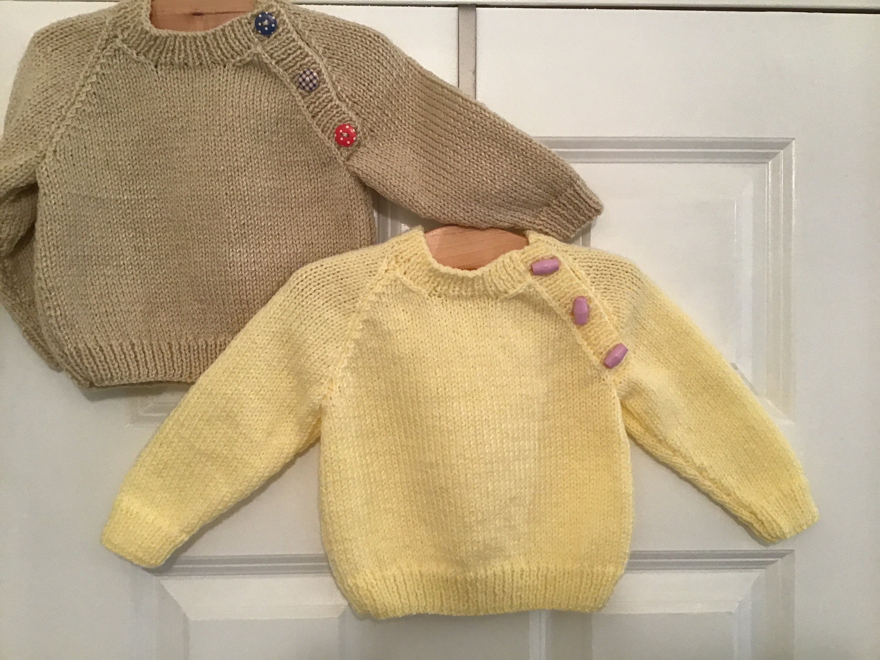 Baby girl/boy hand crafted jumpers Etsy